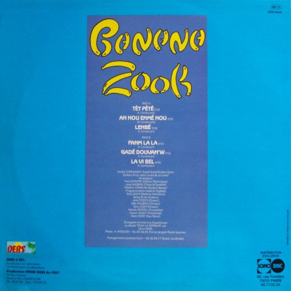 Banana Zook : Banana Zook (LP)