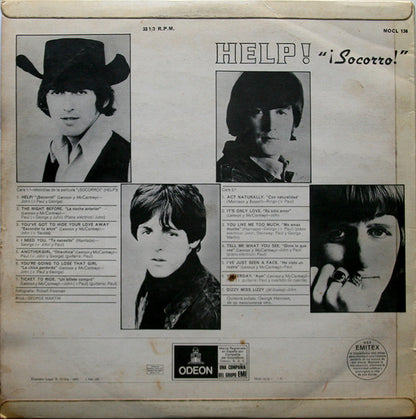 The Beatles : Help! (LP, Album, Mono)