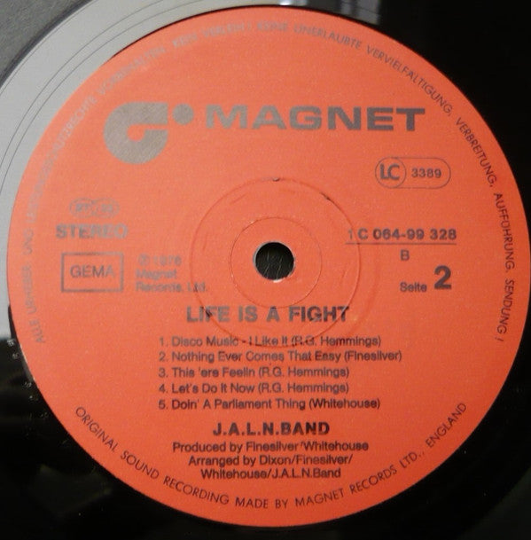 J.A.L.N. Band : Life Is A Fight (LP, Album)