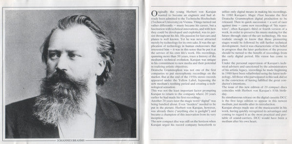 Johannes Brahms, Anne-Sophie Mutter, Antonio Meneses, Berliner Philharmoniker, Herbert von Karajan : Violinkonzert = Violin Concerto • Doppelkonzert = Double Concerto (CD, Comp, RE, RM, PMD)