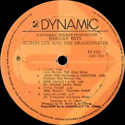 Byron Lee And The Dragonaires : Reggae Hits (LP, Album)