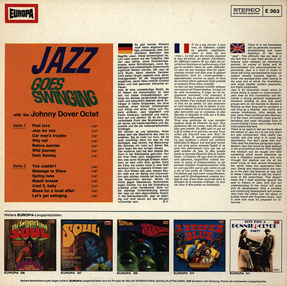 The St. Tropez Jazz Octett : Jazz Goes Swinging (LP, Album)