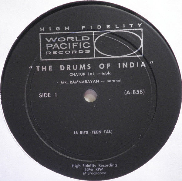 Chatur Lal : The Drums Of India (LP, Album)