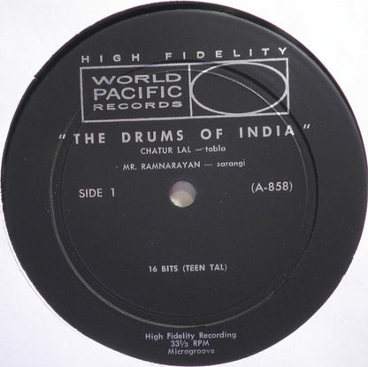 Chatur Lal : The Drums Of India (LP, Album)