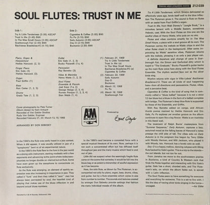 Soul Flutes : Trust In Me (LP, Album)