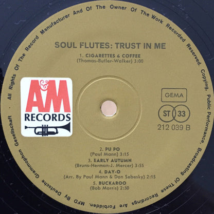 Soul Flutes : Trust In Me (LP, Album)