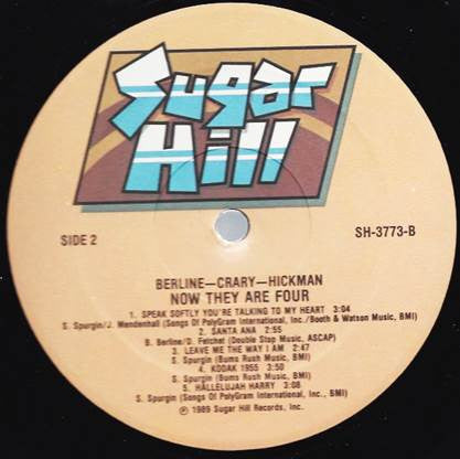 Byron Berline, Dan Crary, John Hickman : Now They Are Four (LP)