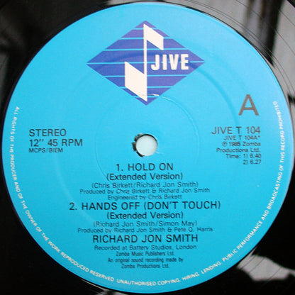 Richard Jon Smith : Hold On (12")