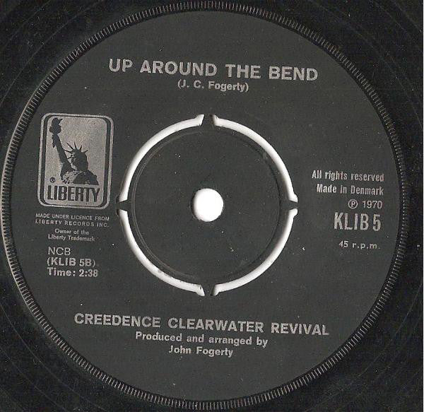 Creedence Clearwater Revival : Run Through The Jungle / Up Around The Bend (7", Single)