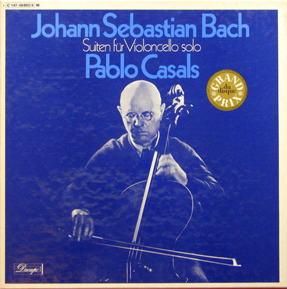 Johann Sebastian Bach, Pablo Casals : Suiten Für Violoncello Solo (3xLP, Mono + Box)