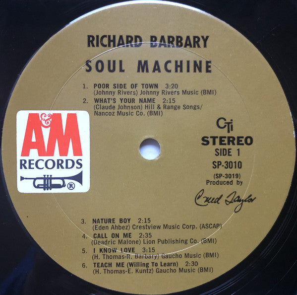 Richard Barbary : Soul Machine (LP, Album)