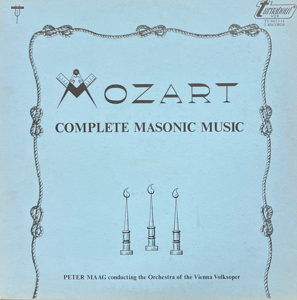 Wolfgang Amadeus Mozart, Peter Maag Conducting Wiener Volksopernorchester : Complete Masonic Music (2xLP, Album)