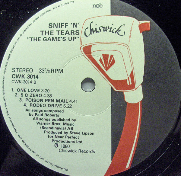 Sniff 'n' the Tears : The Game's Up (LP, Album)
