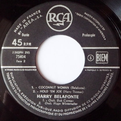 Harry Belafonte : Une Île Au Soleil (7", EP)