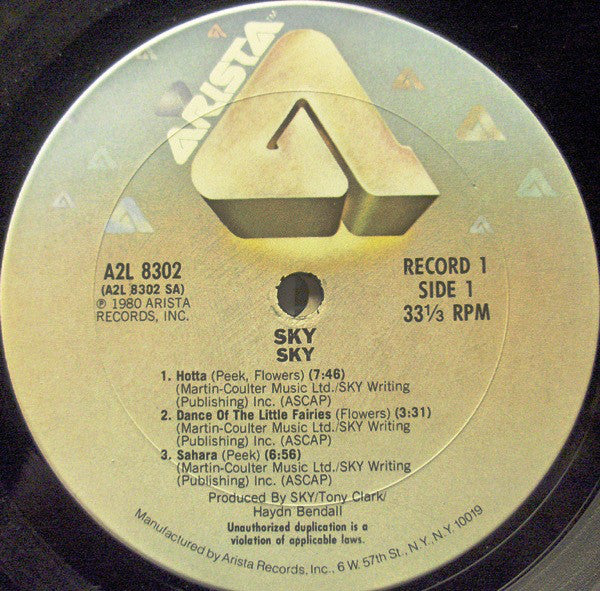 Sky (4) : Sky (2xLP, Album)