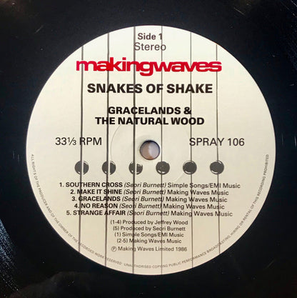 Snakes Of Shake : Gracelands & The Natural Wood (LP, Album)