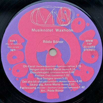 Röda Bönor : Röda Bönor (LP, Album)