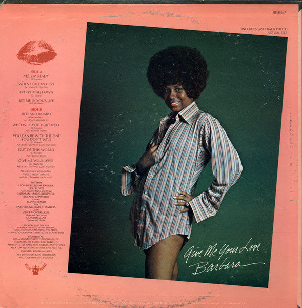 Barbara Mason : Give Me Your Love (LP, Album, Son)