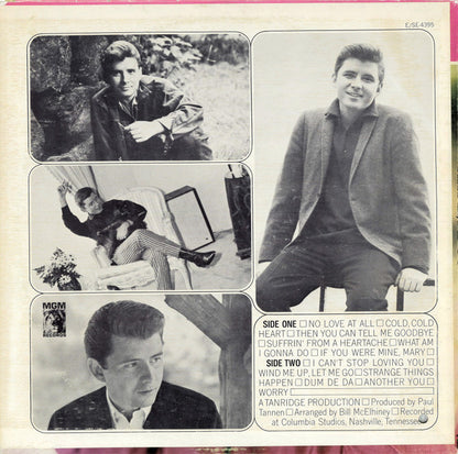 Johnny Tillotson : No Love At All (LP, Album, Mono)