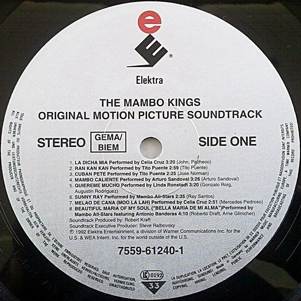 Various : The Mambo Kings (Selections From The Original Motion Picture Soundtrack) (LP, Comp)