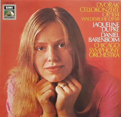 Antonín Dvořák, Jacqueline du Pré, Daniel Barenboim, Chicago Symphony Orchestra : Cellokonzert Op. 104 • Waldesruhe Op. 68 (LP, Gol)