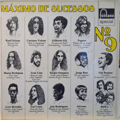 Various : Máximo De Sucessos № 9 (LP, Comp)