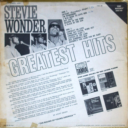 Stevie Wonder : Stevie Wonder's Greatest Hits (LP, Comp)