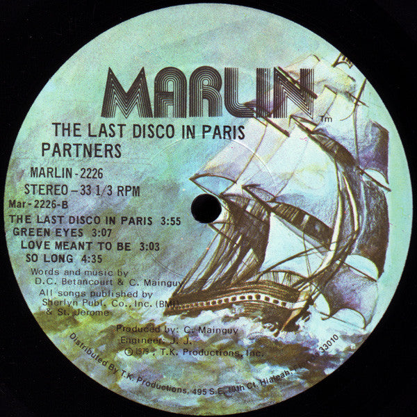 Partners : The Last Disco In Paris (LP, Album)