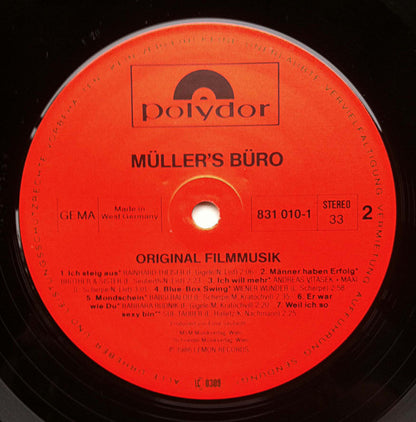 Various : Müllers Büro (Original Filmmusik) (LP, Album)