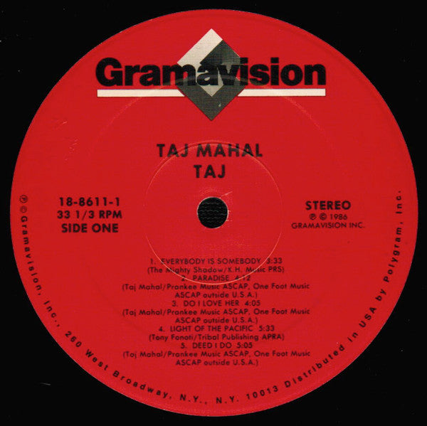 Taj Mahal : Taj (LP, Album)