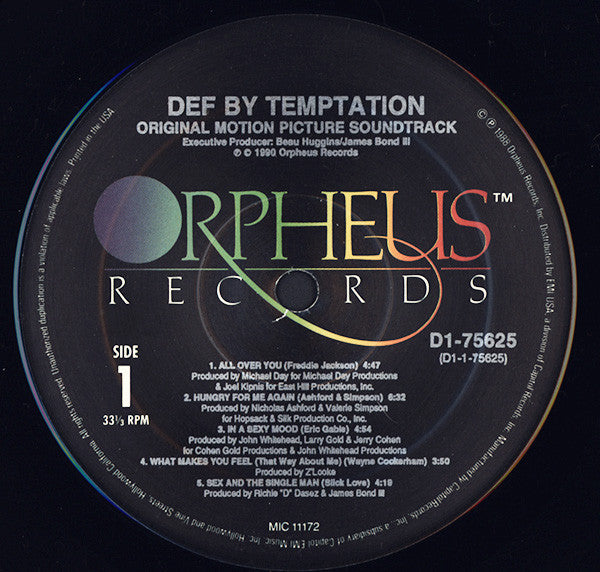 Various : Def By Temptation (Original Motion Picture Soundtrack) (LP, Comp)