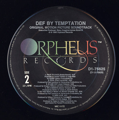 Various : Def By Temptation (Original Motion Picture Soundtrack) (LP, Comp)