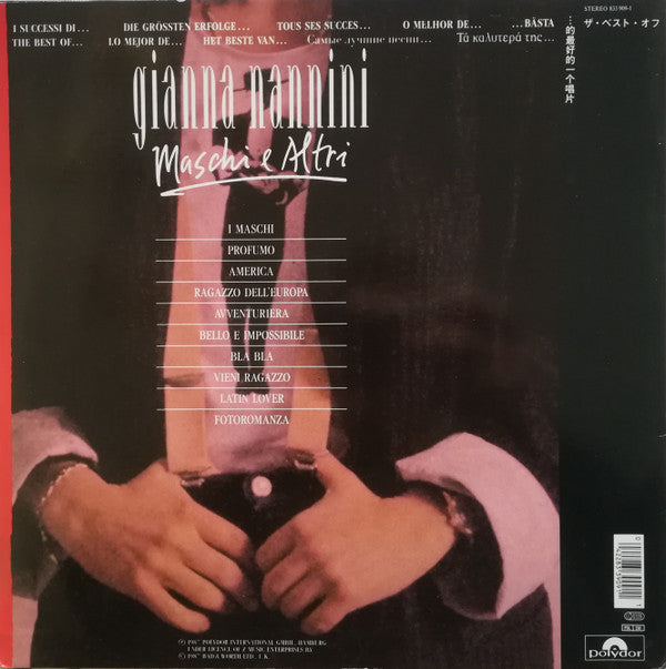 Gianna Nannini : Maschi E Altri (LP, Comp)