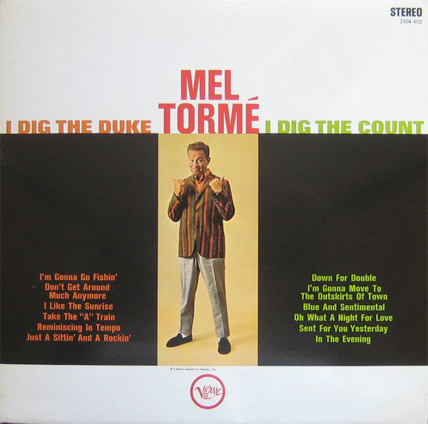 Mel Tormé : I Dig The Duke - I Dig The Count (LP, Album, RE)