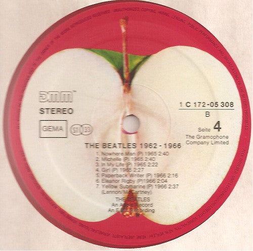 The Beatles : 1962-1966 (2xLP, Comp, RE, Red)