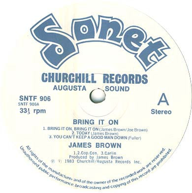 James Brown : Bring It On (LP, Album)