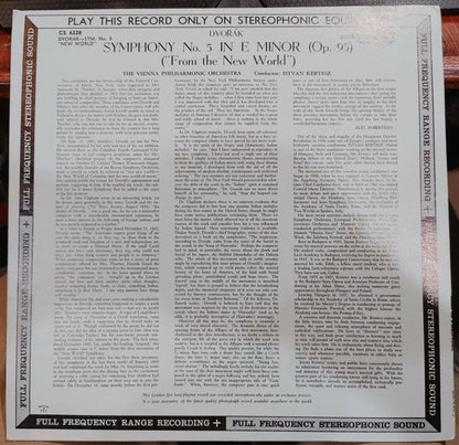 Antonín Dvořák, Wiener Philharmoniker, István Kertész : New World Symphony (LP)