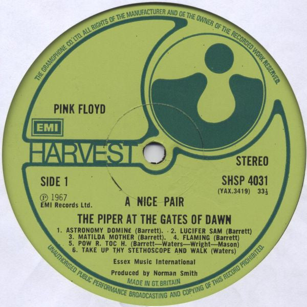 Pink Floyd : A Nice Pair (LP, Album, RE + LP, Album, RE + Comp, Pha)