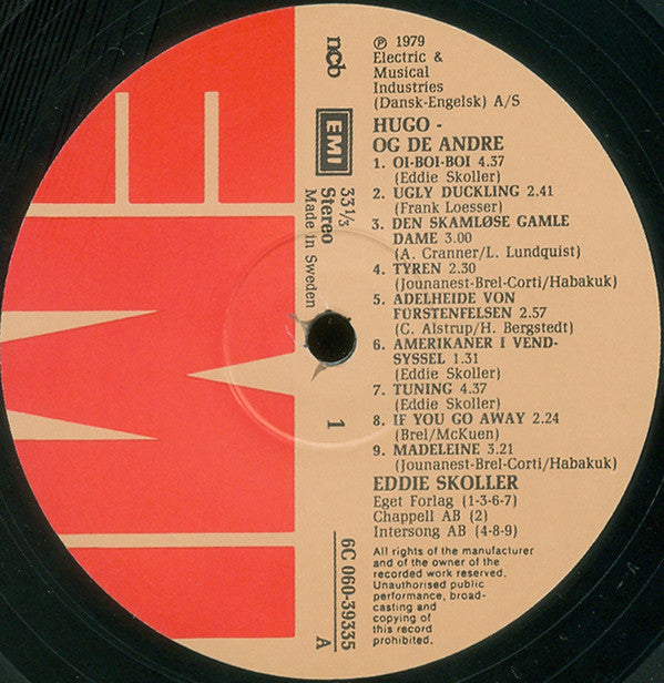 Eddie Skoller : Hugo - Og De Andre (LP)