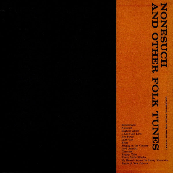 Pete Seeger And Frank Hamilton (3) : Nonesuch And Other Folk Tunes (LP)