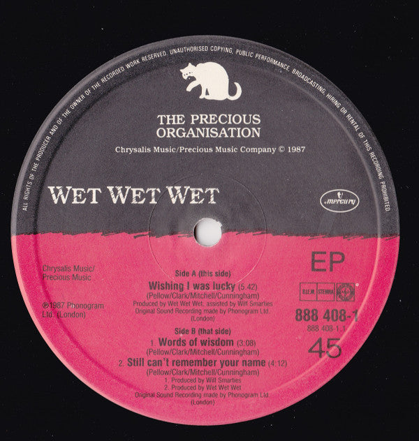 Wet Wet Wet : Wishing I Was Lucky (12", EP)