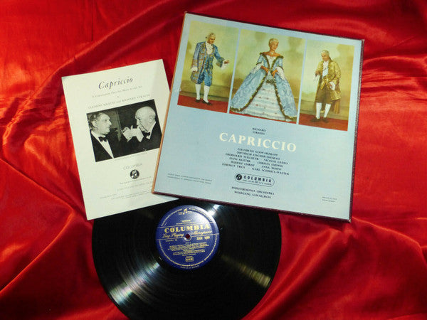 Richard Strauss, Wolfgang Sawallisch : Capriccio (3xLP, Album, Mono + Box)