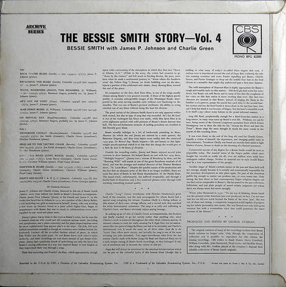 Bessie Smith With James Price Johnson & Charlie Green : The Bessie Smith Story - Vol. 4 (LP, Comp, Mono)