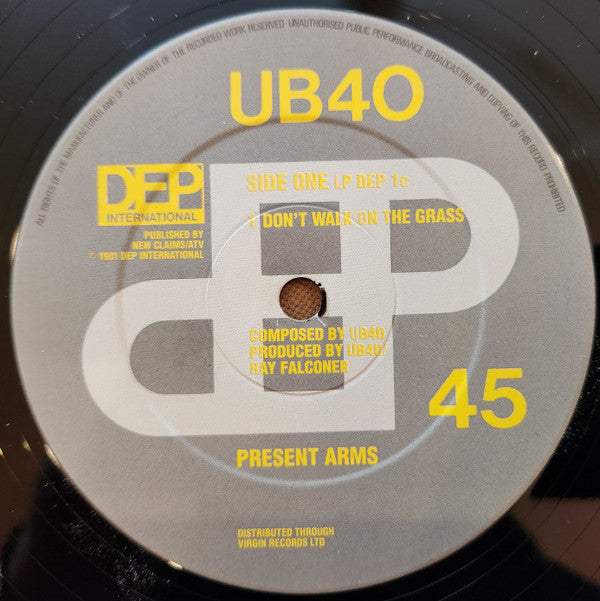 UB40 : Present Arms (LP, Album + 12")