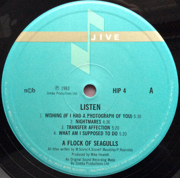 A Flock Of Seagulls : Listen (LP, Album)