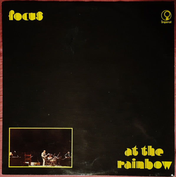 Focus (2) : Focus At The Rainbow (LP, Album, bla)