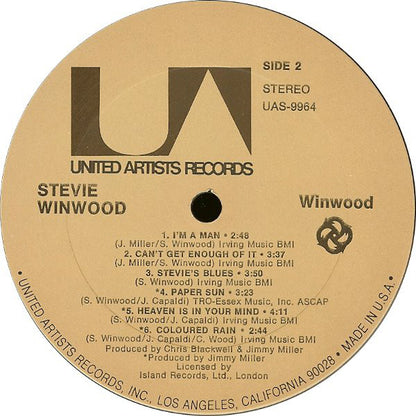 Steve Winwood : Winwood (2xLP, Comp, RE, Ter)