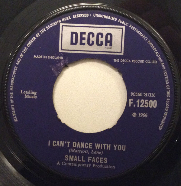 Small Faces : My Mind's Eye (7", Single)