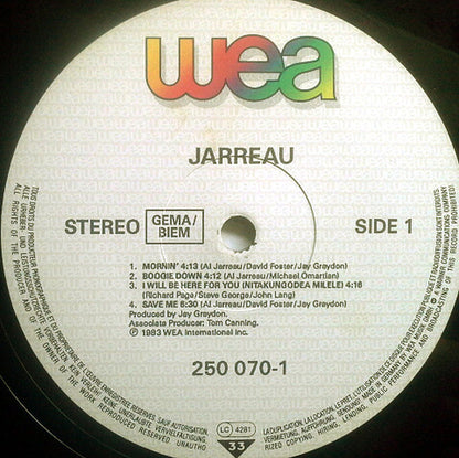 Al Jarreau : Jarreau (LP, Album)