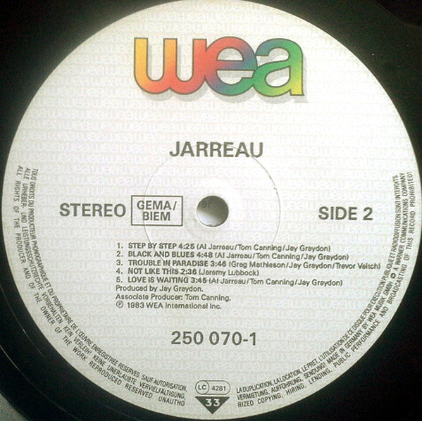 Al Jarreau : Jarreau (LP, Album)